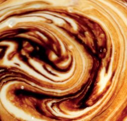 Warm caramel fudge